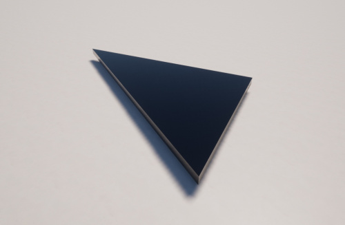 Пластина треугольная 100х100х2 09Г2С