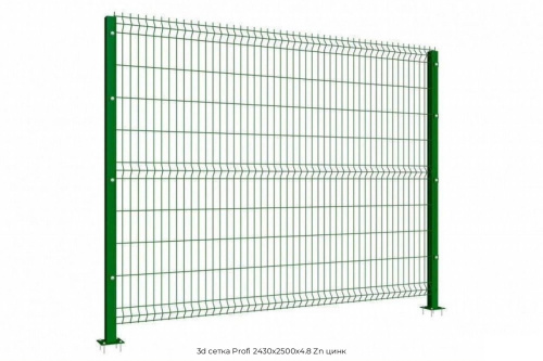 3d сетка Profi 2430х2500х4.8 Zn цинк