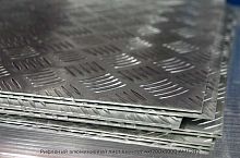 Рифленый алюминиевый лист Квинтет 4х1200х3000 АМГ2Н2