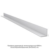 Профиль дюралевый несимметричный В95пч полособульбообразный 35х150х6.5 мм
