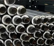 Трубы ЭСВ в изоляции 219х6 ППУ ПЭ