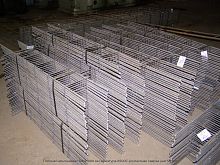 Плоский армокаркас 300x1000 мм арматура А500С контактная сварка шаг 50 мм