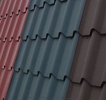 Металлочерепица Супер Классик 0.45 мм винно-красный