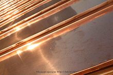 Медная кровля М1ф 0.5х600 мм