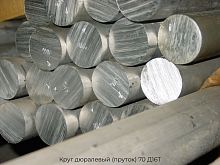 Круг дюралевый (пруток) 70 Д16Т