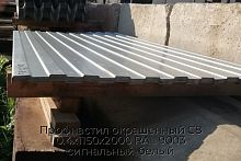 Профнастил окрашенный С8 0.4х1150х2000 RAL 9003 сигнальный-белый