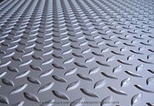 Лист нержавеющий рифленый 0.8х1000х2000 AISI 430 (12Х17)