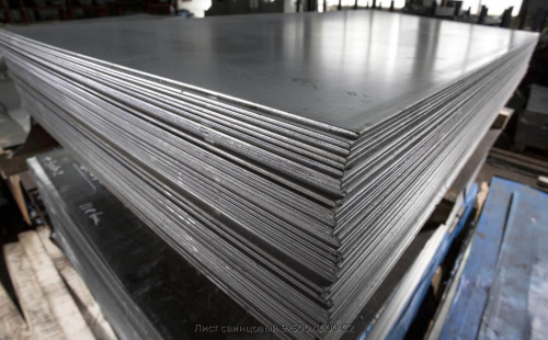 Лист свинцовый 9х500х1000 С2