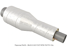 Переход 76х3.5 - 38х3.0 Ст20 ГОСТ 8732-78 ППУ ОЦ