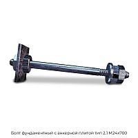 Болт фундаментный с анкерной плитой тип 2.1 М24х700
