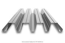 Алюминиевый профнастил Н57 0.8х900 мм