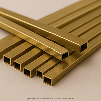 Труба бронзовая профильная 50х50х3х3000 БрАЖ9-4