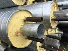 Труба со спутником ППУ ОЦ 09Г2С ГОСТ 8732-78 426x9