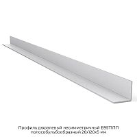 Профиль дюралевый несимметричный В95Т1ПП полособульбообразный 26х120х5 мм