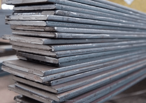 Полоса судовая 50х530 мм E40 Полоса судовая 50х530 мм E40