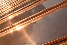 Медная кровля М1ф 0.8х670 мм