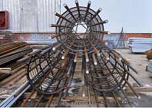 Круглый армокаркас для буронабивной сваи Ø320мм