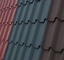 Металлочерепица Супер Классик 0.35 мм винно-красный