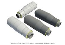 Переход 630х10.0 - 530x10.0 Ст10-20 ГОСТ 10704-91/10705-80 ППУ ПЭ - ЗМКВ