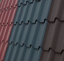 Металлочерепица Супер Классик 0.45 мм шоколадно-коричневый