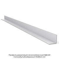 Профиль дюралевый несимметричный ВД1АМ полособульбообразный 19х80х4 мм